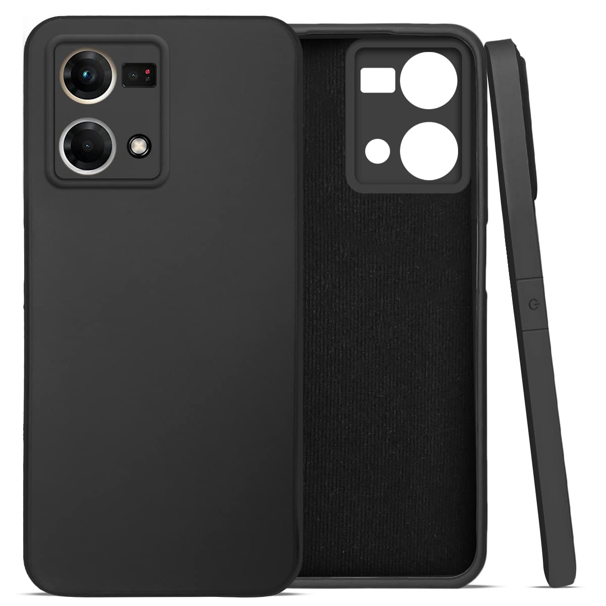 Oppo F21 Pro (4g)  Soft Silicon Case With Internal Fur