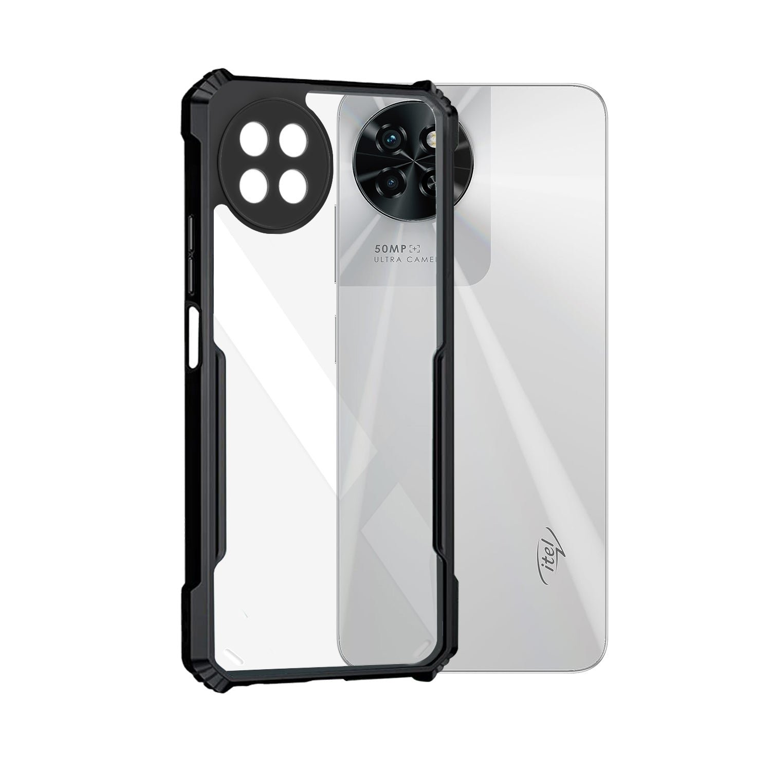 Itel S23 Ipaaky Back Transparent Case