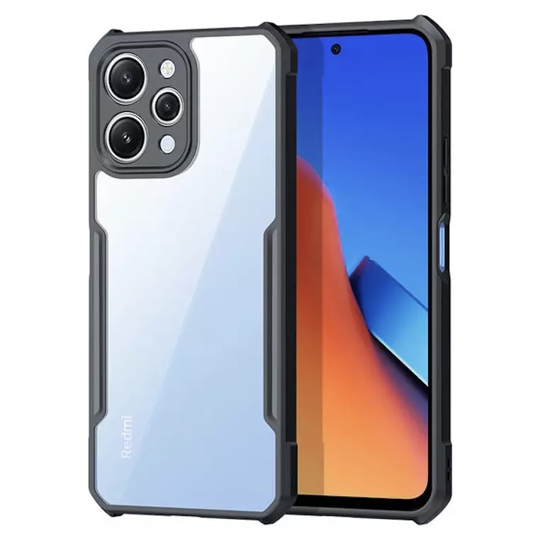 Ipaaky Case For Redmi 12(4G) - Black (Other)