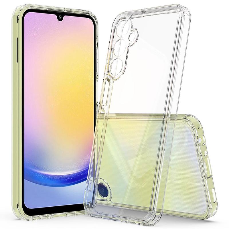 Samsung A25 TPU Transparent Case With Side Bumped - Clear (Other)