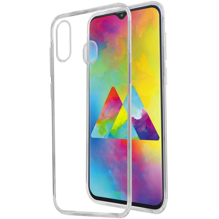 Samsung M20 TPU Transparent Case With Side Bumped - Clear (Other)