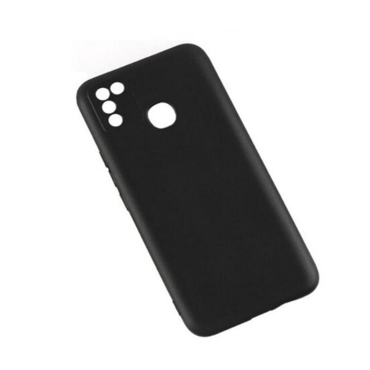 Infinix Smart 5  Soft Silicon Case With Internal Fur - Silicon Black (Soft)