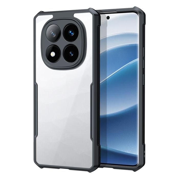 Redmi Note 14 Pro Plus (5G) Ipaaky Case With Back Transparent - Black (Other)