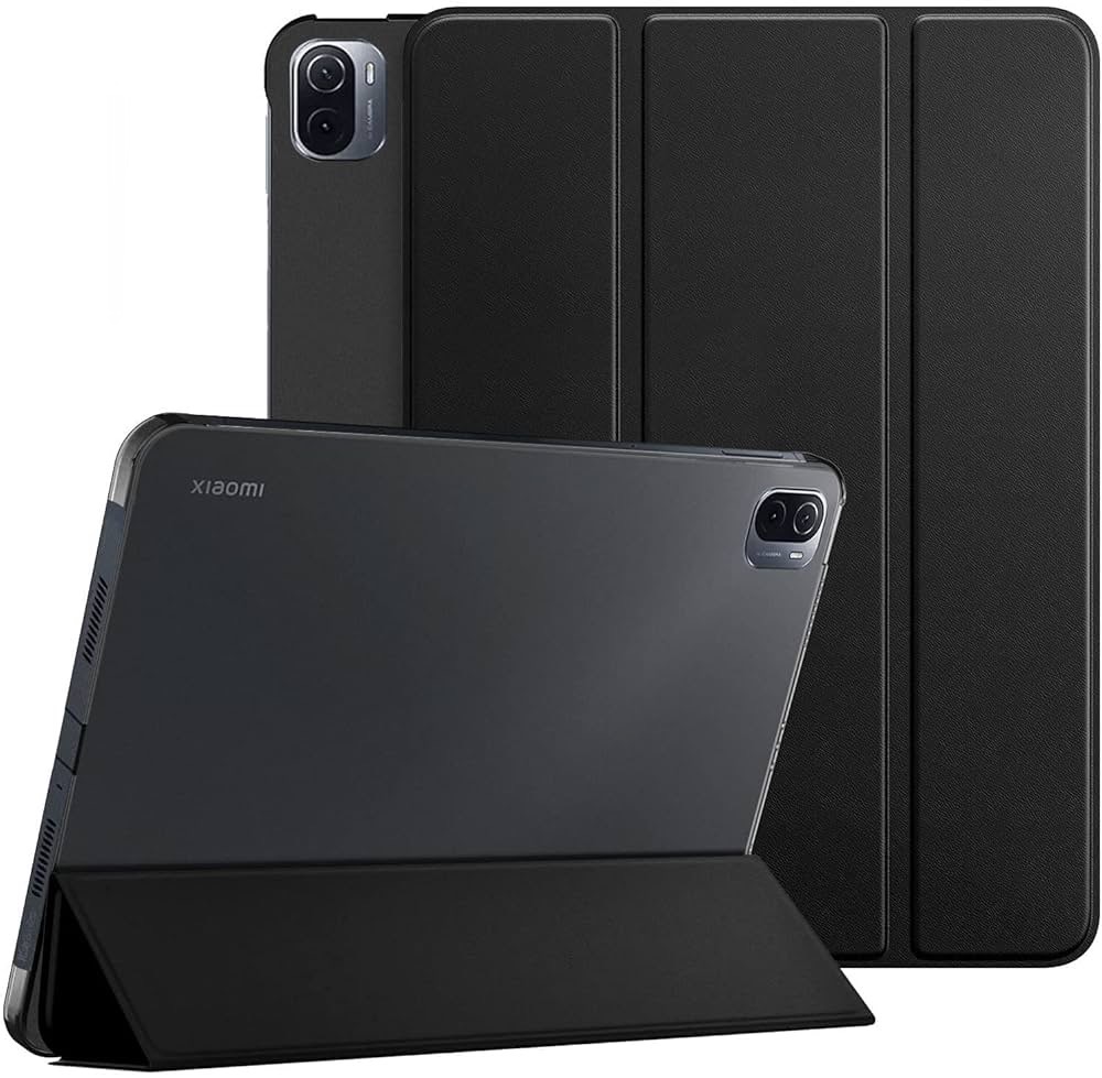Xiaomi Pad 5 Tri-Fold Leather Case With Pen Holder - Trifold (Other)