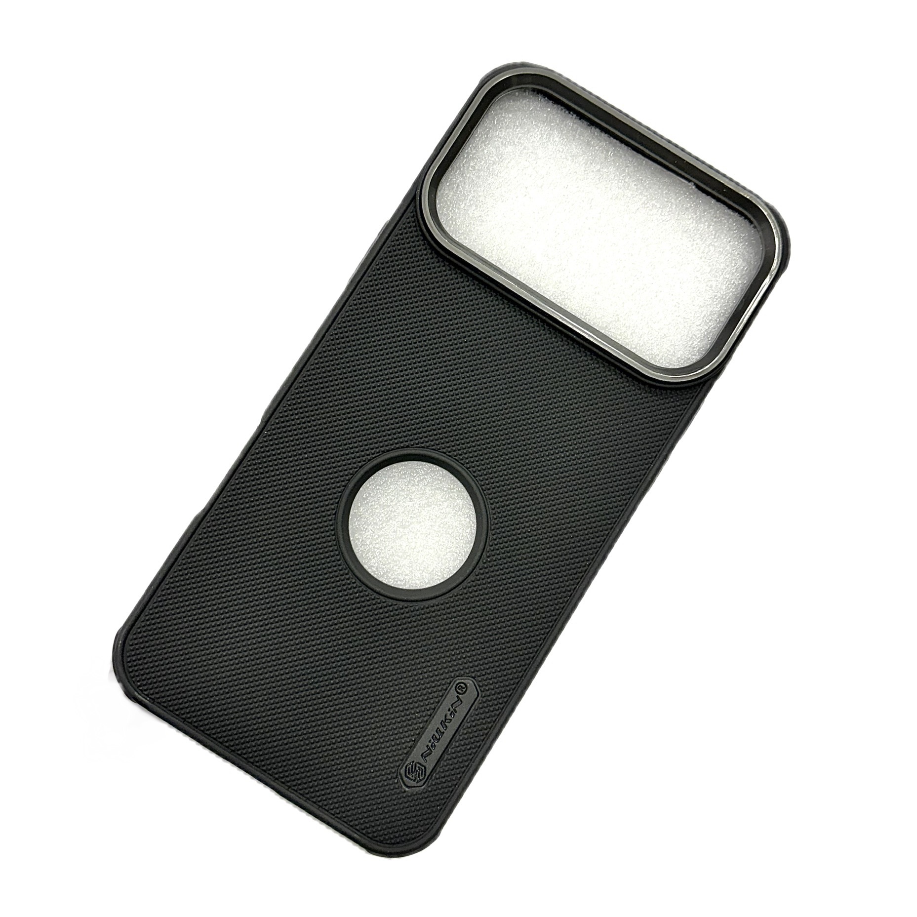 Iphone 17 Pro max Soft Niukin Pattern Case - Black