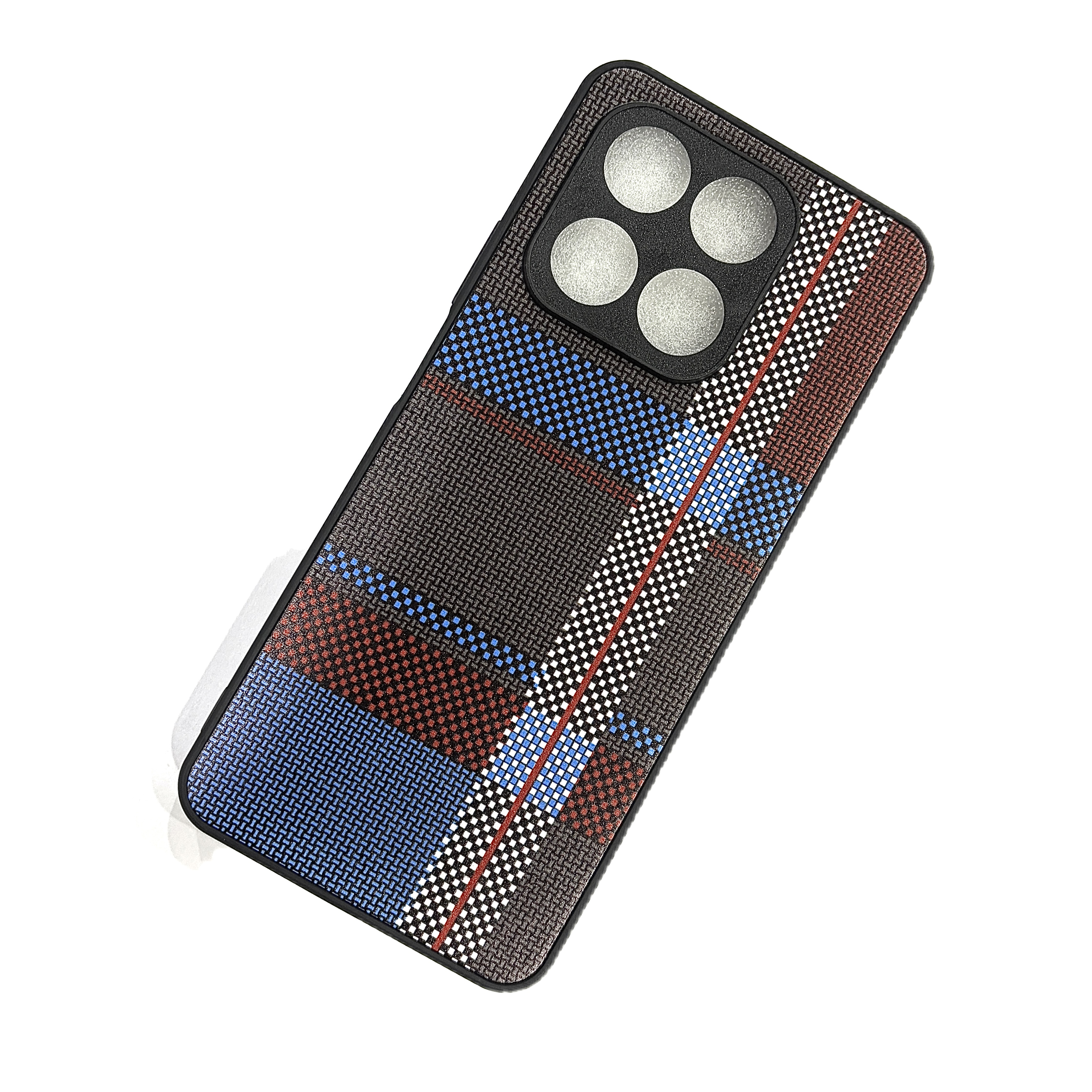 Honor X7D Printed Pattern Lining Case With Side Silicon