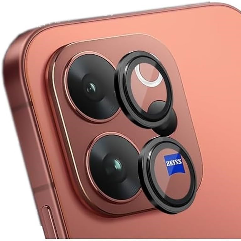 Vivo V70 Elite  Camera Protector Mettalic Ring Glass - Black