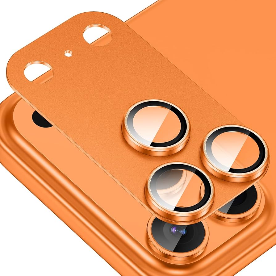 Iphone 17 Pro Max Metallic Full Glue Camera Protector