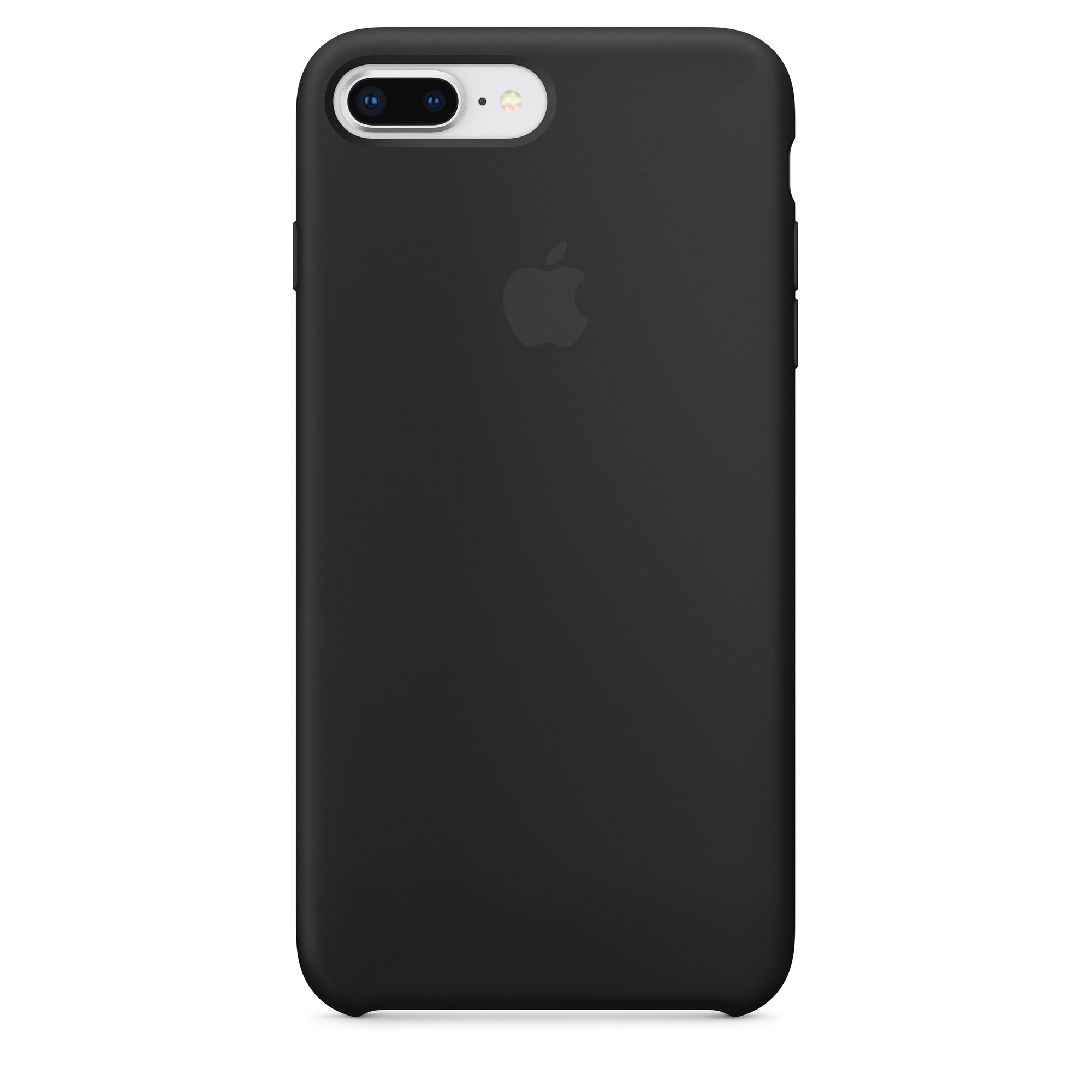 Iphone 7 Plus Soft Silicon Case With Fur Inside - Black