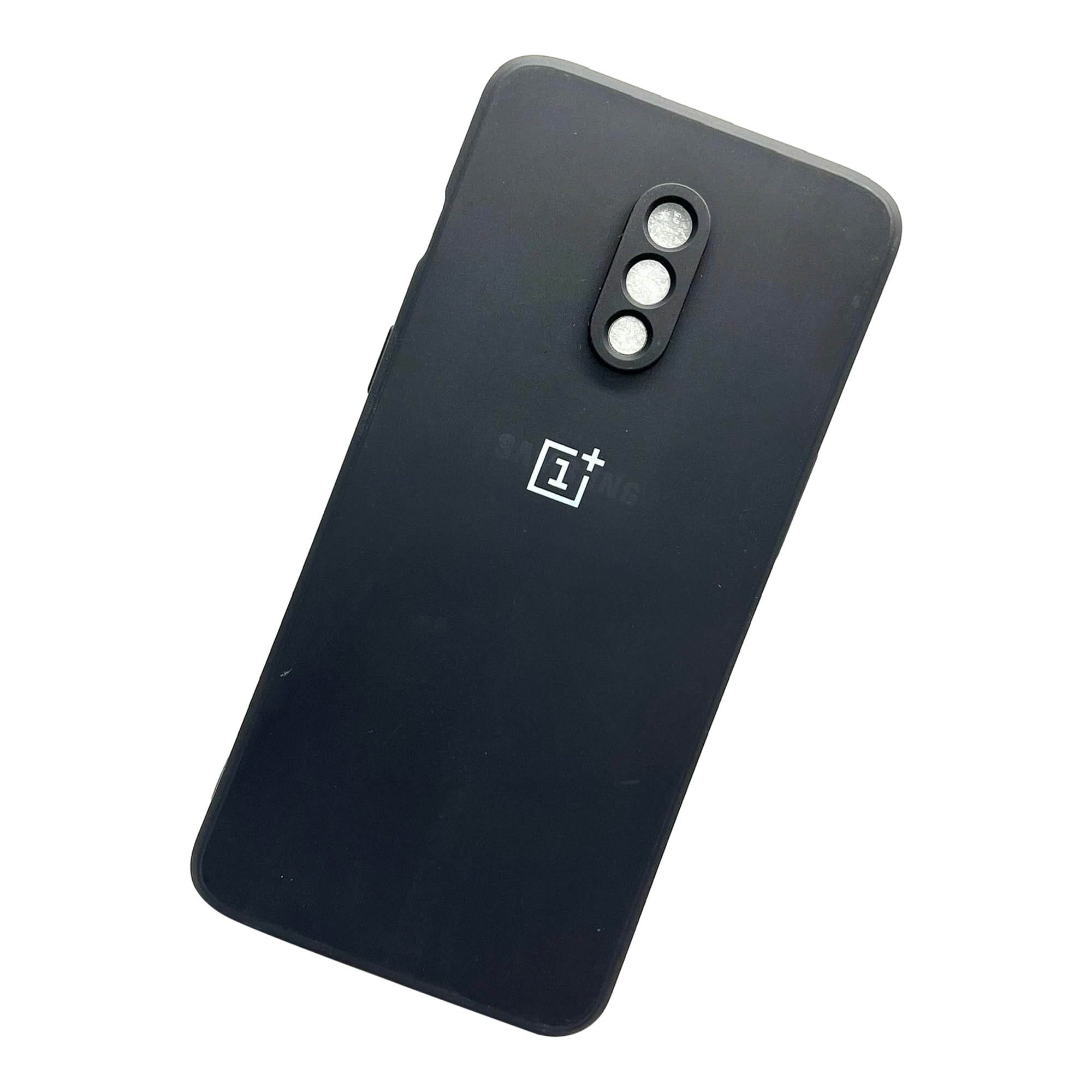 OnePlus 7 Soft Silicon Case With Fur Inside - Black