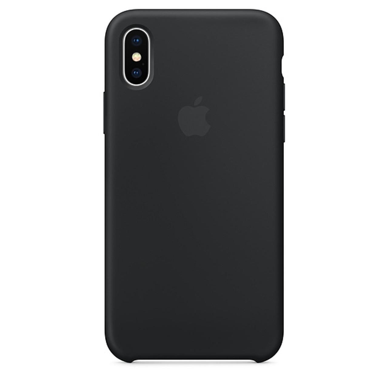 Iphone XS Max Soft Silicon Case With Fur Inside - Black