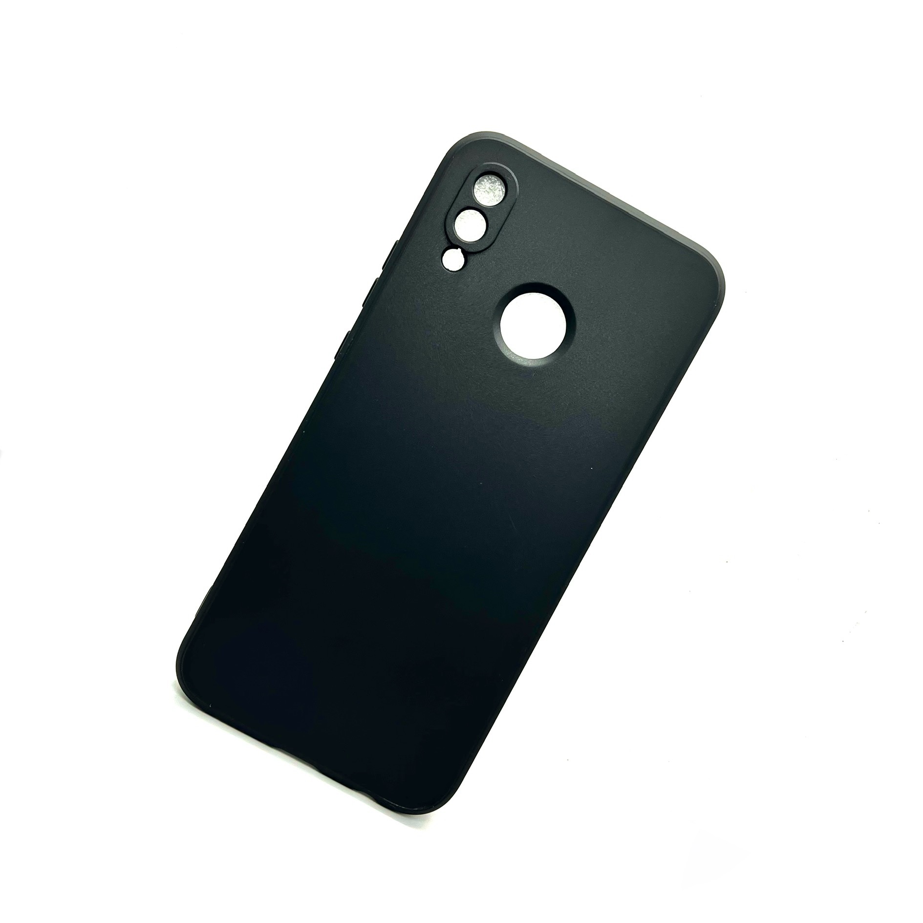 Huawei Nova 3e Soft Silicon Case With Fur Inside - Black