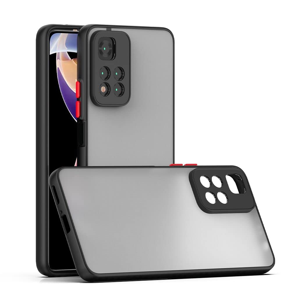 Camera Protective Semi Hard Matte Case For Redmi 10 Prime