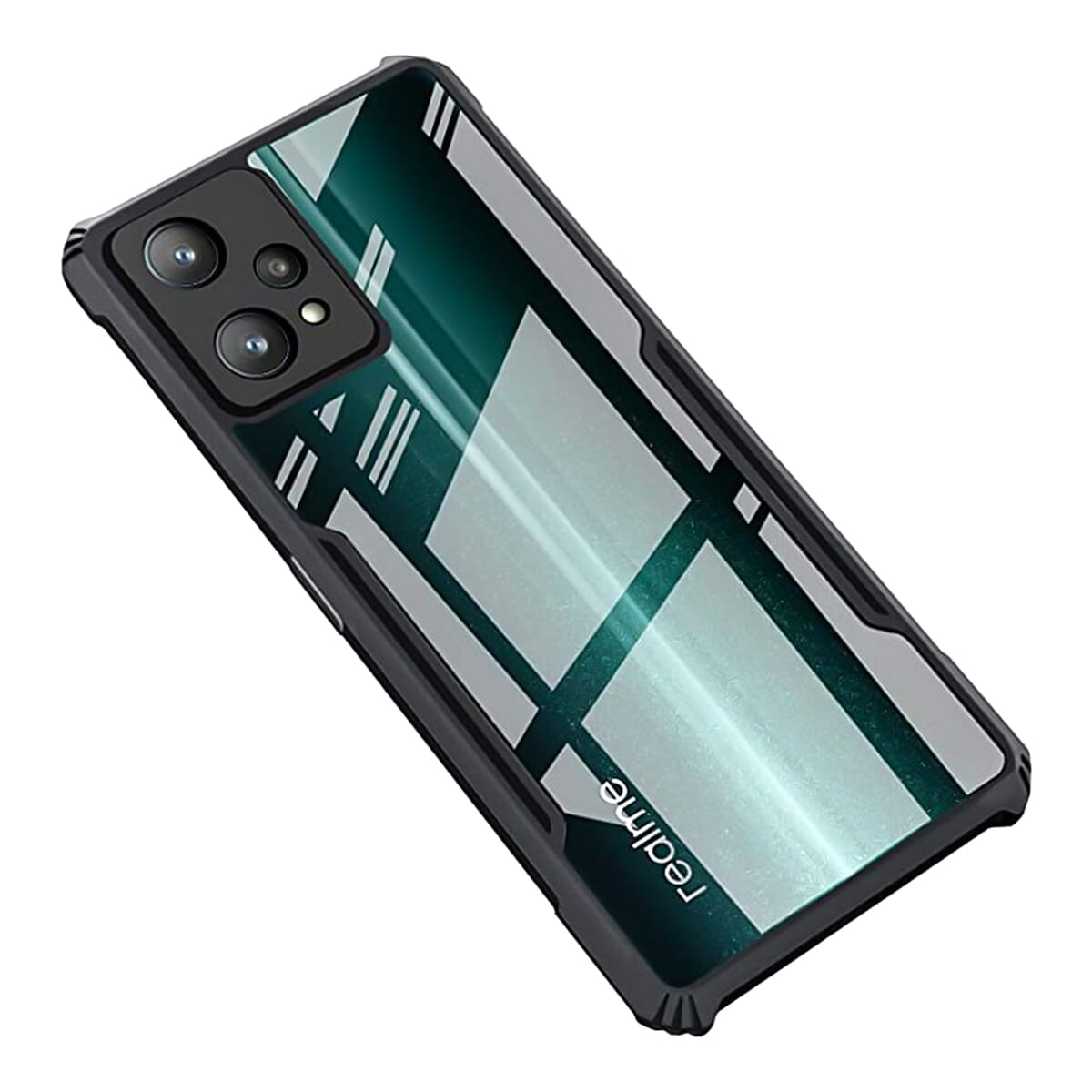 Ipaky Case With Back Transparent And Soft Edge For Realme 9 Pro Plus