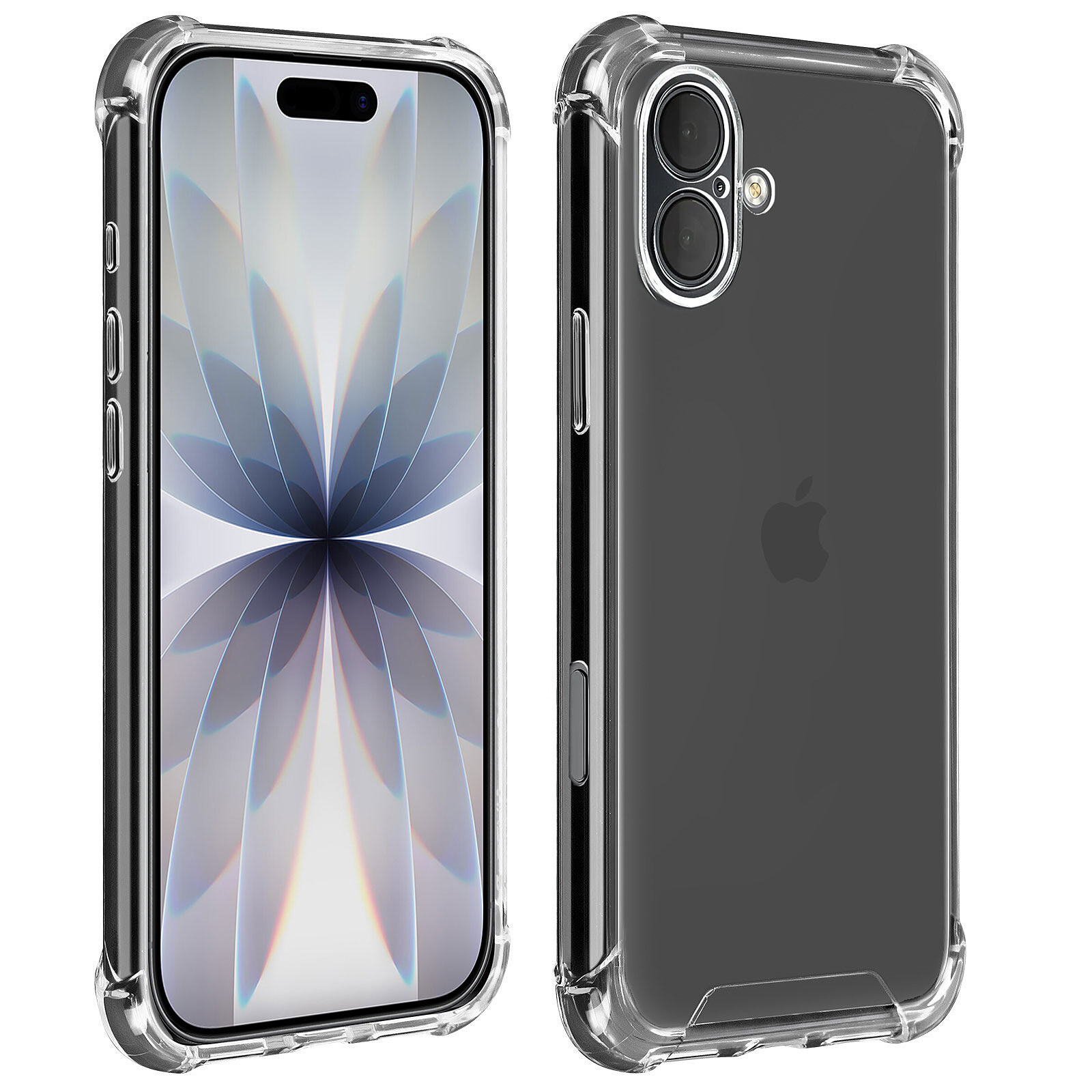 Iphone 17  Transparent Clear TPU With Side Bumped Phone Case
