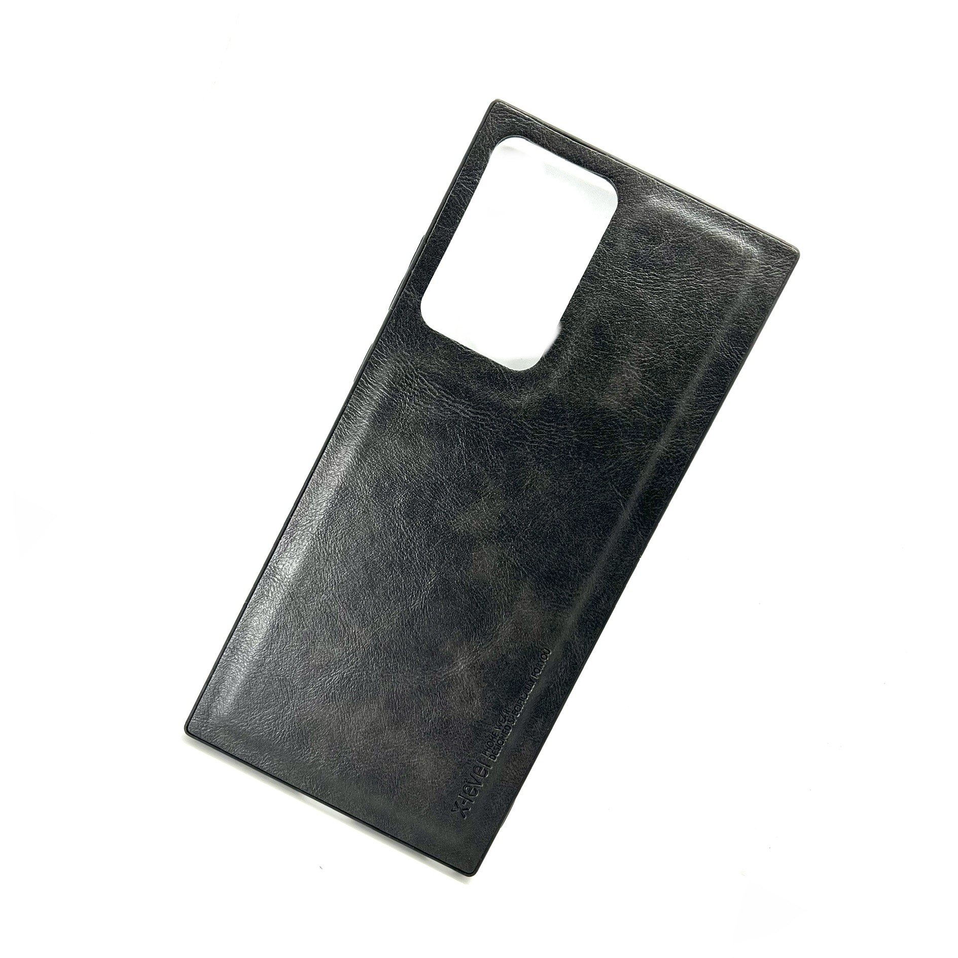Samsung Galaxy Note 20 Ultra X-Level Hard Leather Case - Black