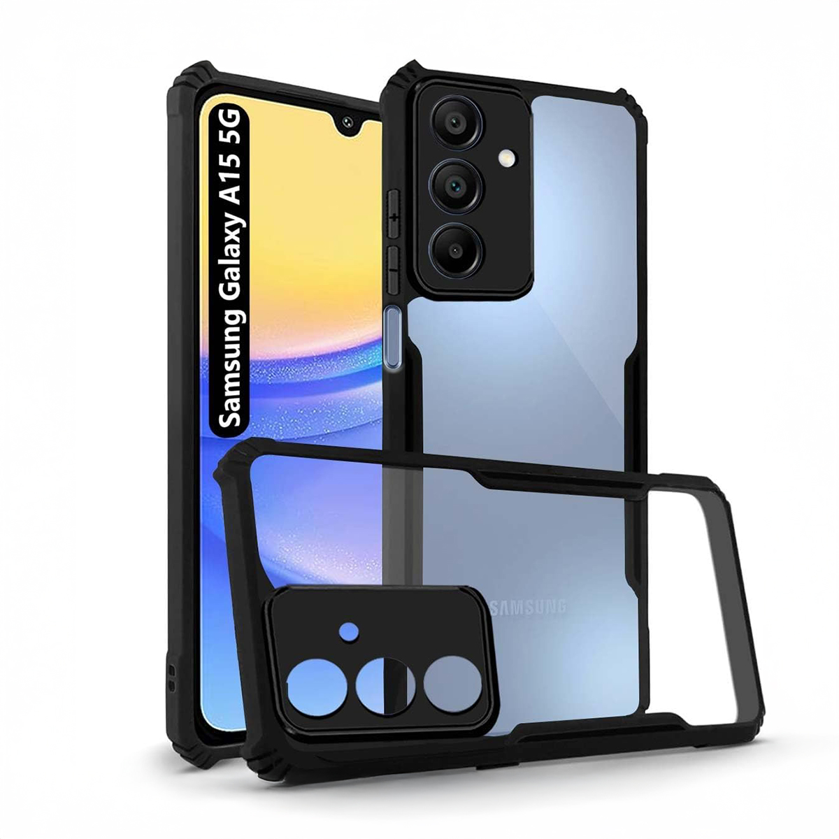 Samsung A15(5G) Ipaky Case With Back Transparent
