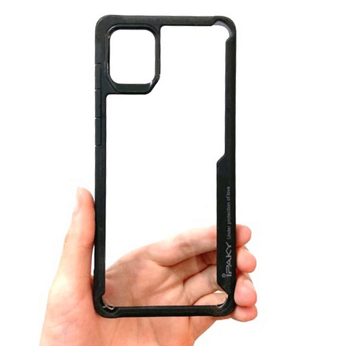 Ipaky Case With Back Transparent And Soft Edge For Samsung Galaxy Note 10 Lite