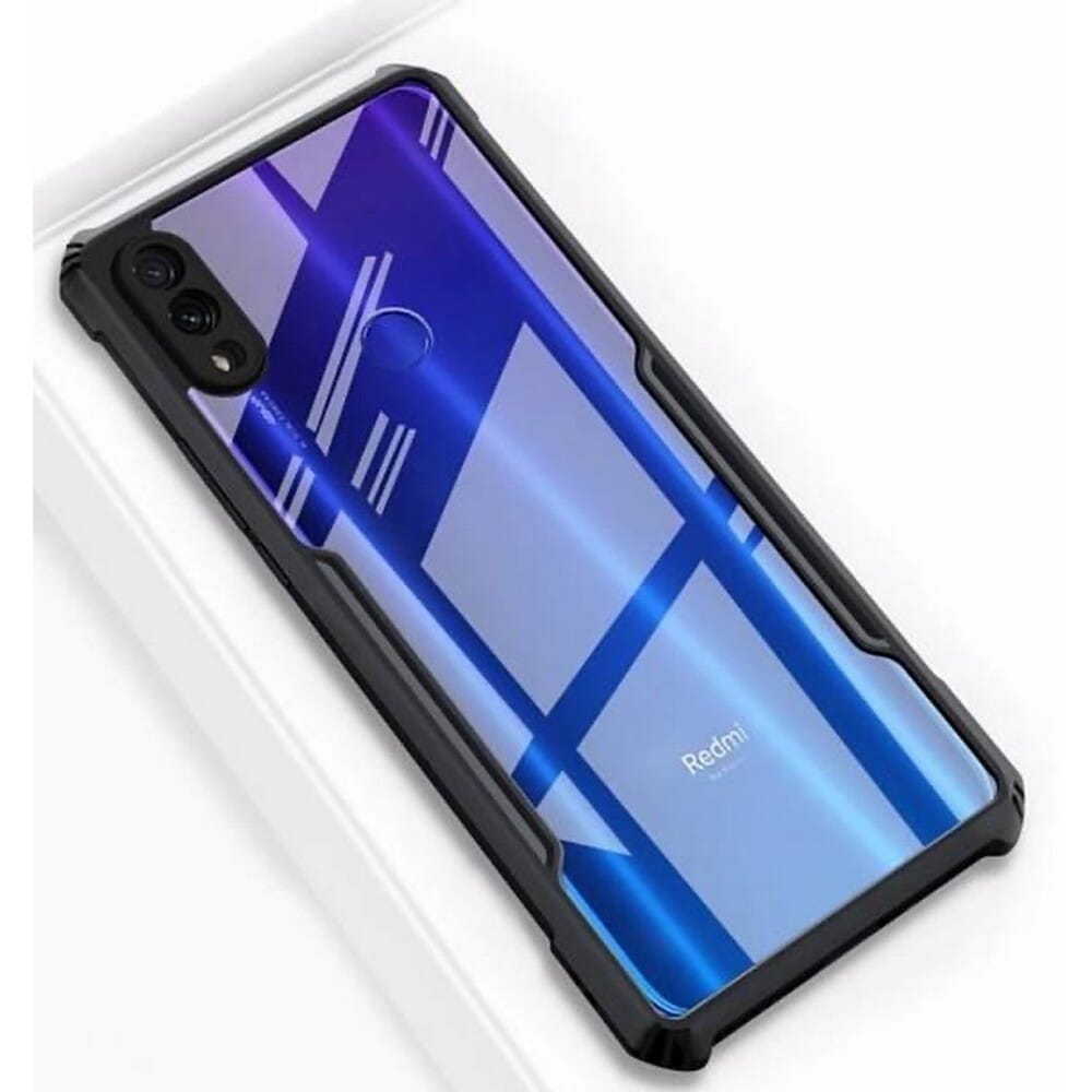 Ipaky Case With Back Transparent And Soft Edge For Redmi Note 7/7 Pro