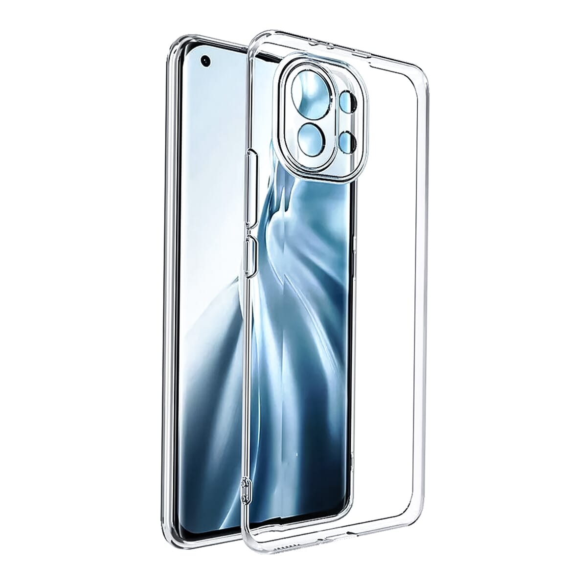 Transparent Clear TPU Phone Case For Mi 11 Lite