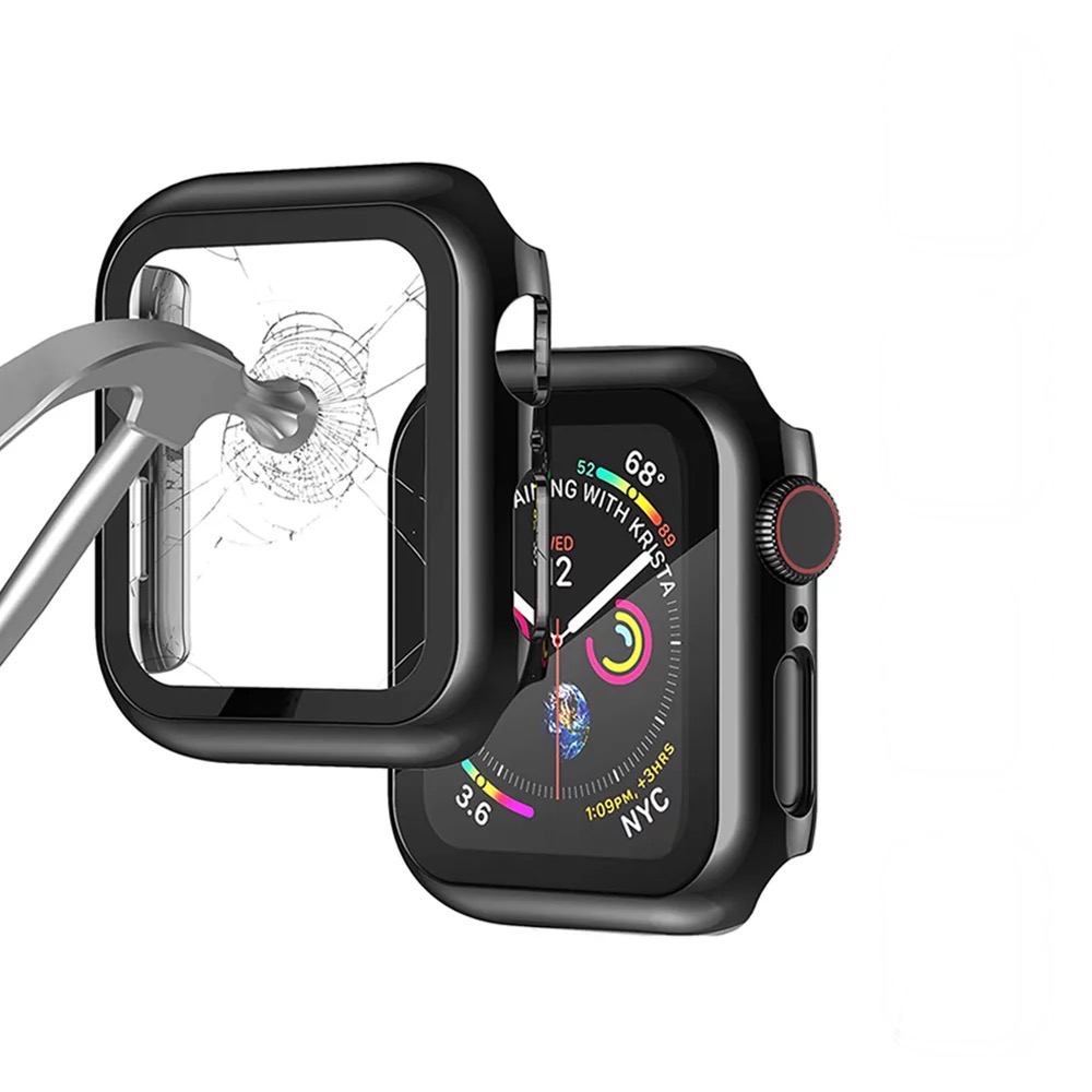 Apple Watch 41mm Full Case With Protection Glass - Black