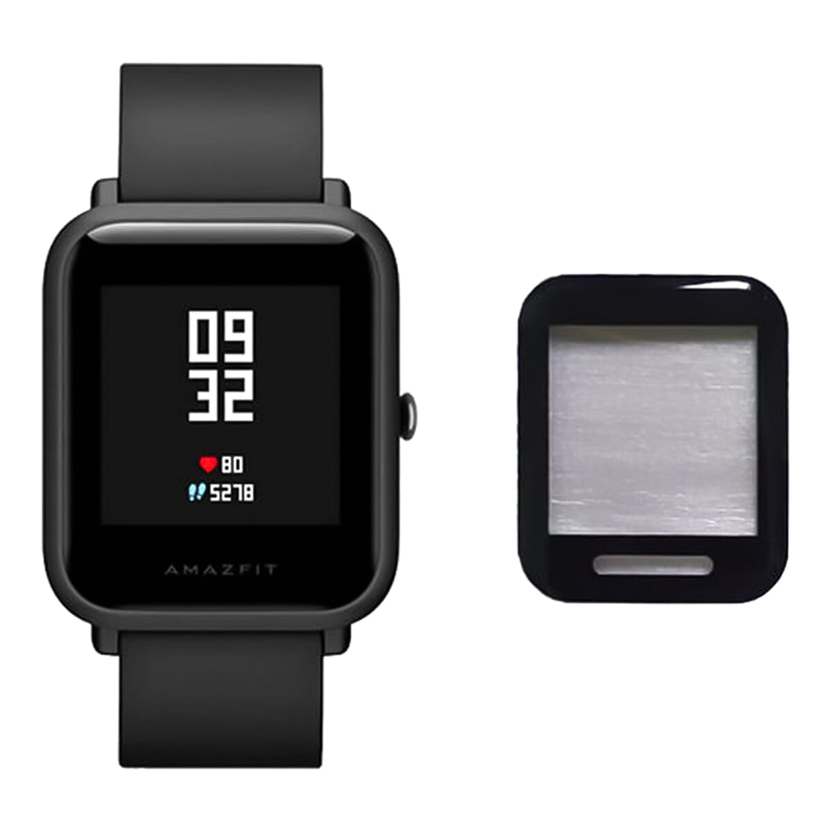 Ceramic Full Glue Flexible Screen Protector For Amazfit Bip - Black