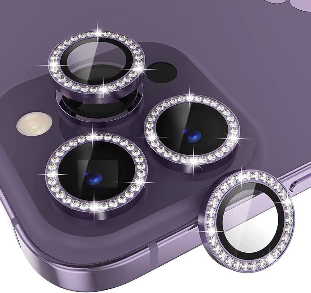 Iphone 14 Pro/14 Pro Max Diamond Stone Camera Ring Glass
