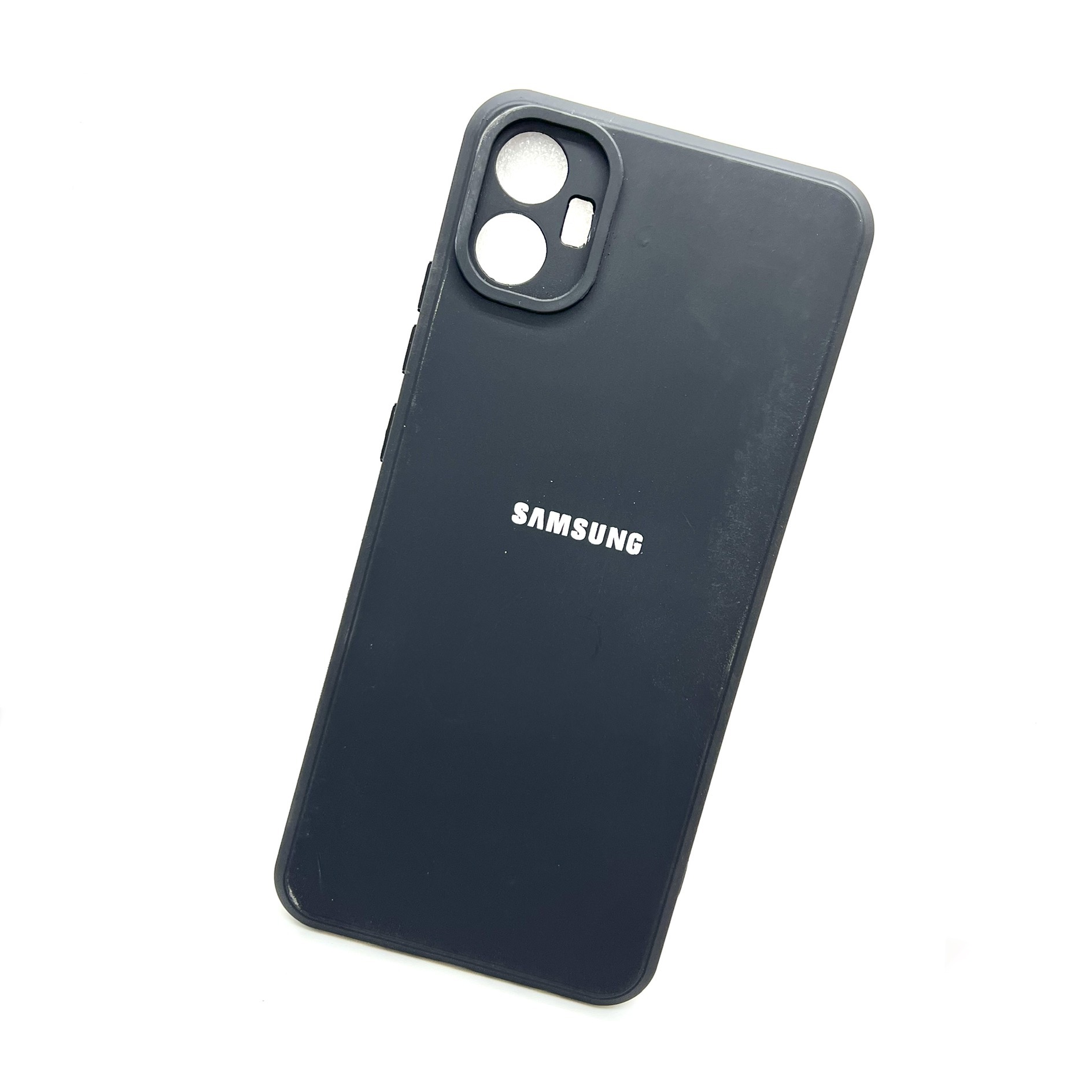 Soft Silicon Case With Fur Inside For Samsung Galaxy A04e - Black