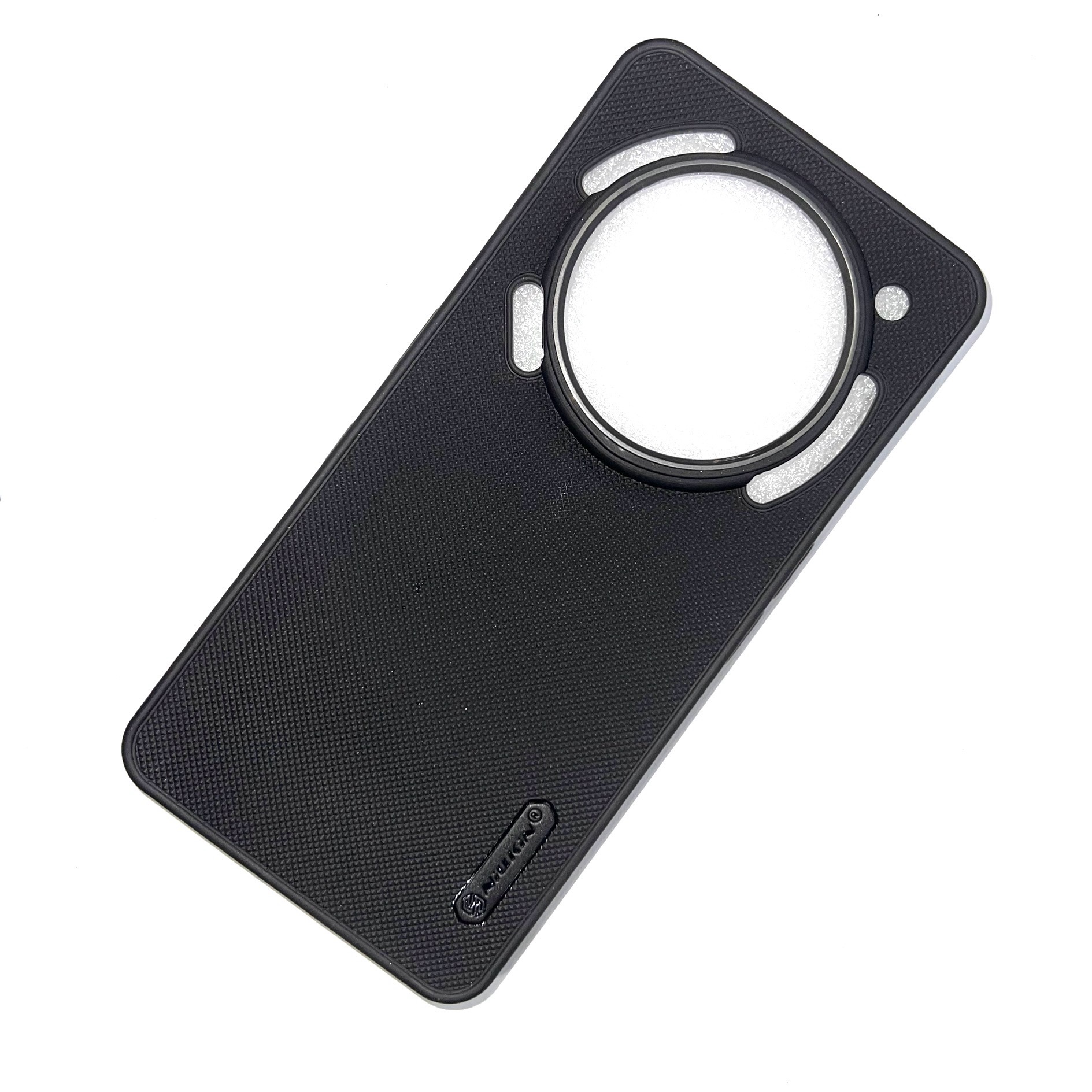 Nothing Phone 3A Pro (5G) Niukin Soft Silicon Pattern Case With Fur Inside - Black