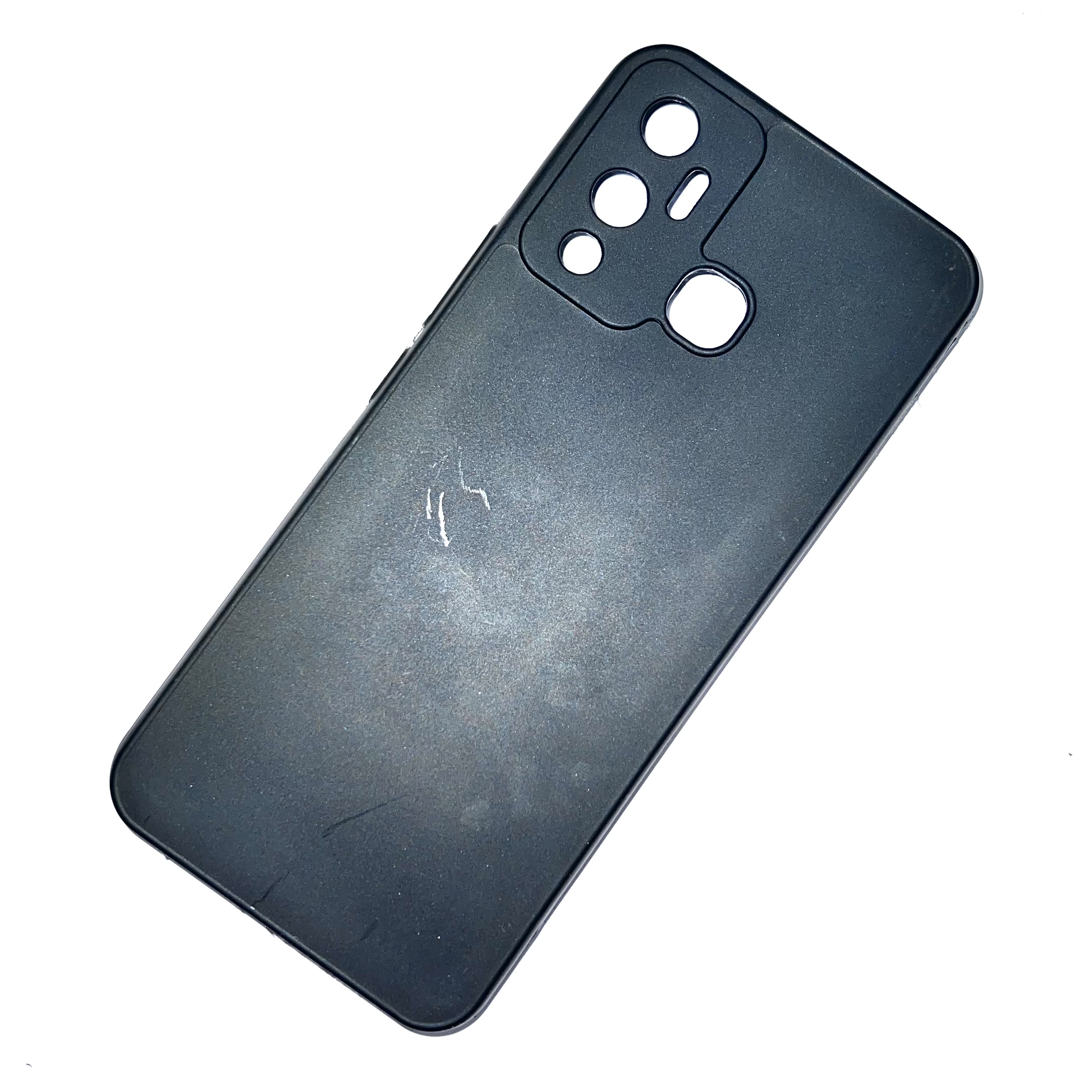 Soft Silicon Case With Fur Inside For Infinix Hot 12 Play - Black