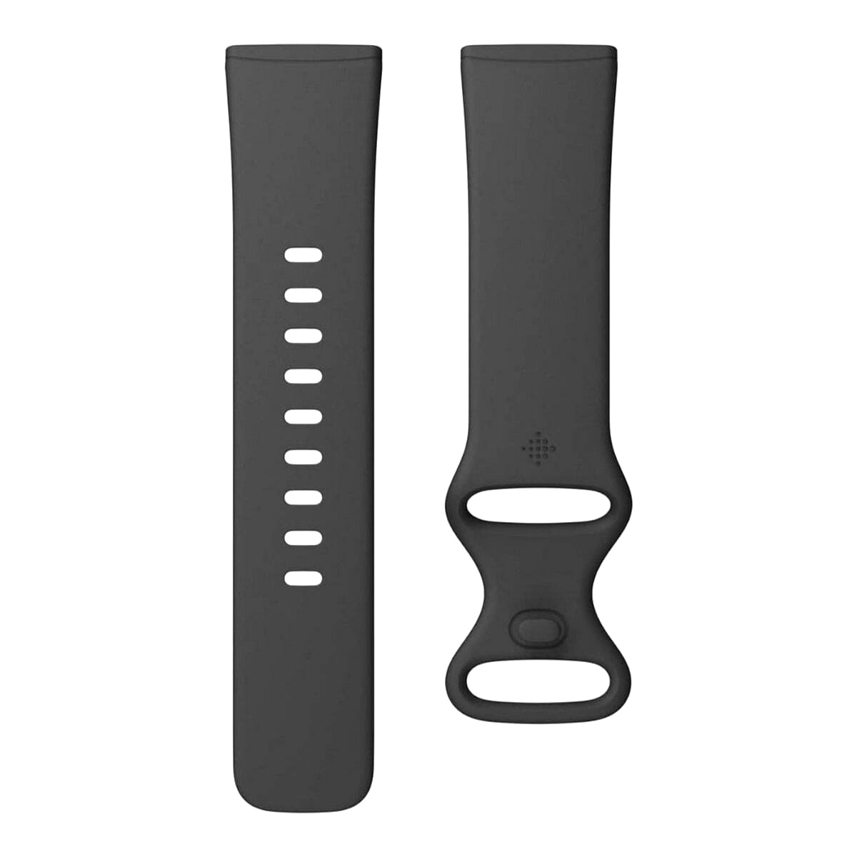 Soft Silicon Strap For Fitbit Sense 2 - Black - Freesize