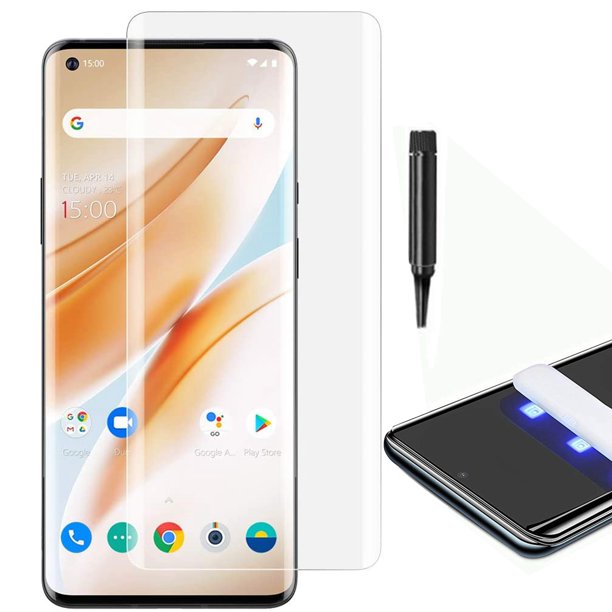 OnePlus 8 UV Curved Glass with Light Kit