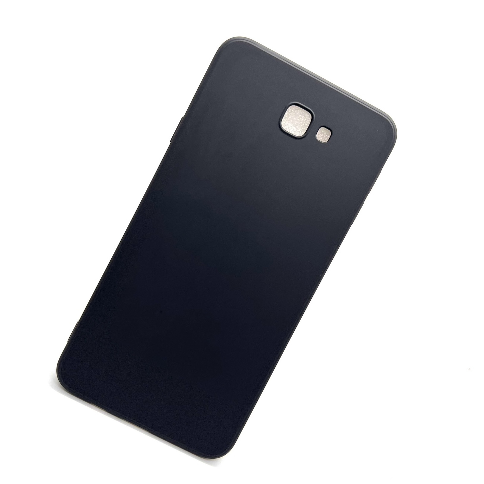 Soft Silicon  Case With Fur Inside For Samsung J7 Prime - Black