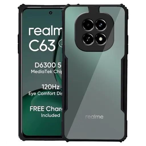 Realme C63 (5G) Ipaaky Case With Back Transparent