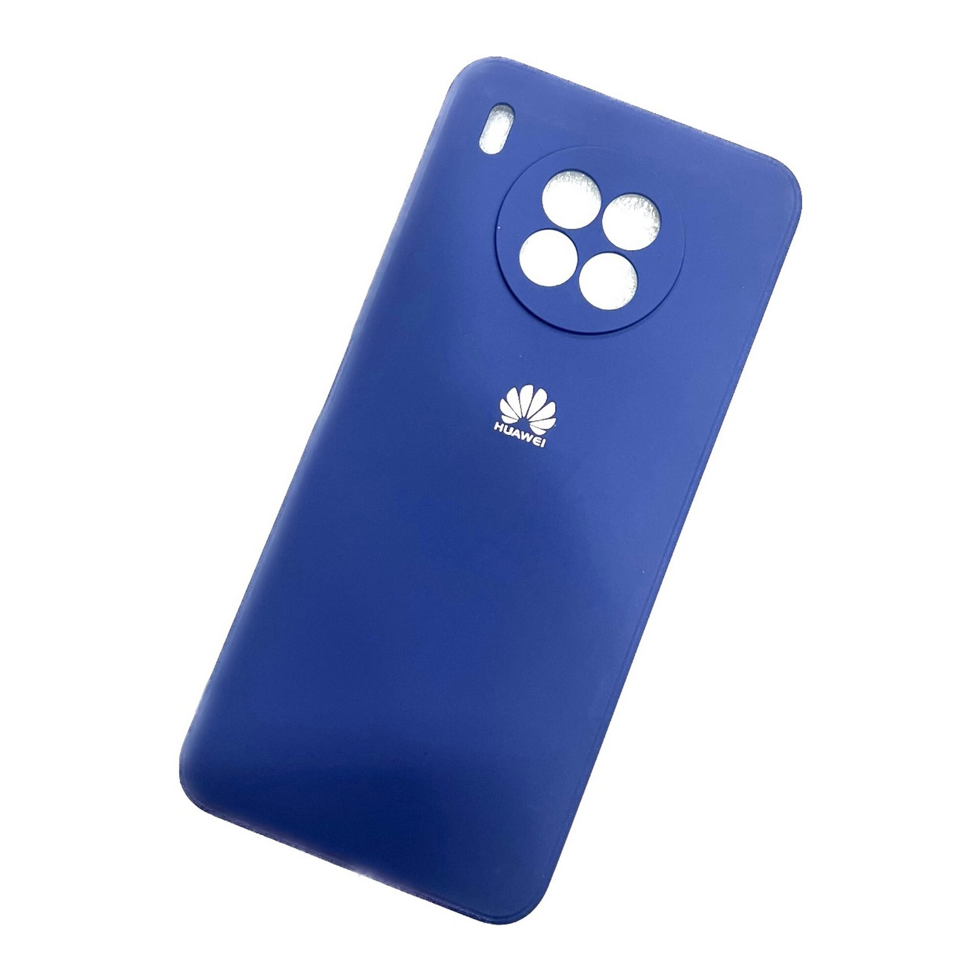 Soft Silicon Case With Fur Inside For Huawei Nova 8i - Blue