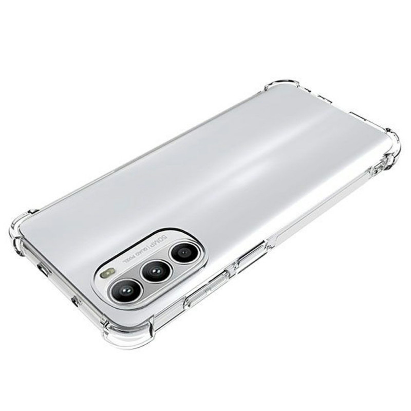 Motorola G52 (4g) Transparent Clear TPU With Side Bumped Phone Case