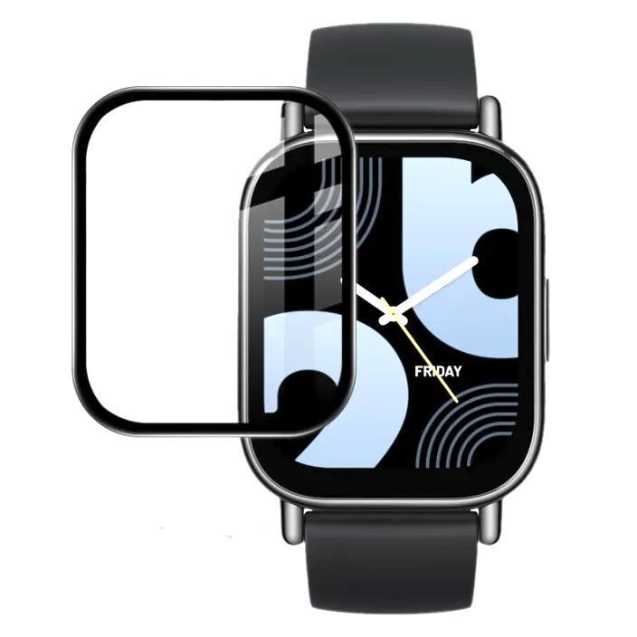 Redmi Watch 5 Lite Ceramic Flexible Full Glue Protective Glass - Black