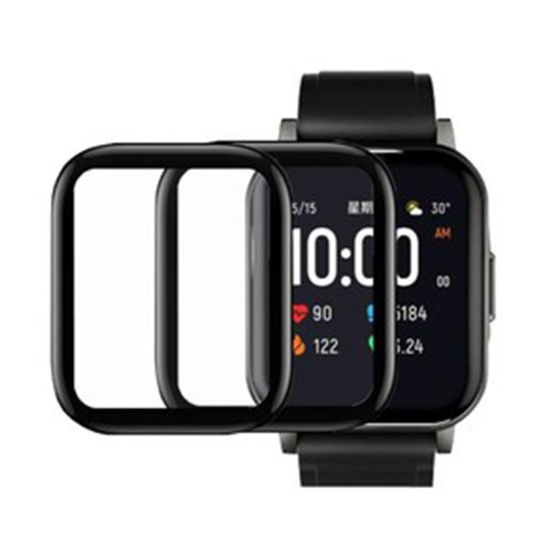 Ceramic Full Glue Flexible Screen Protector For Haylou Watch 2 Pro - Black