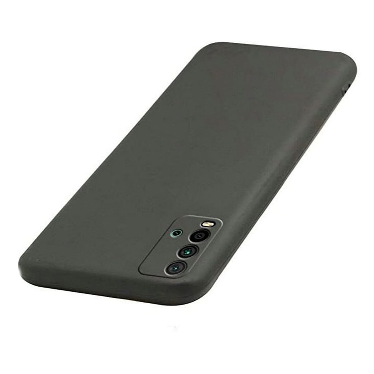 Soft Silicon Case With Fur Inside For Redmi 9 Power - Black
