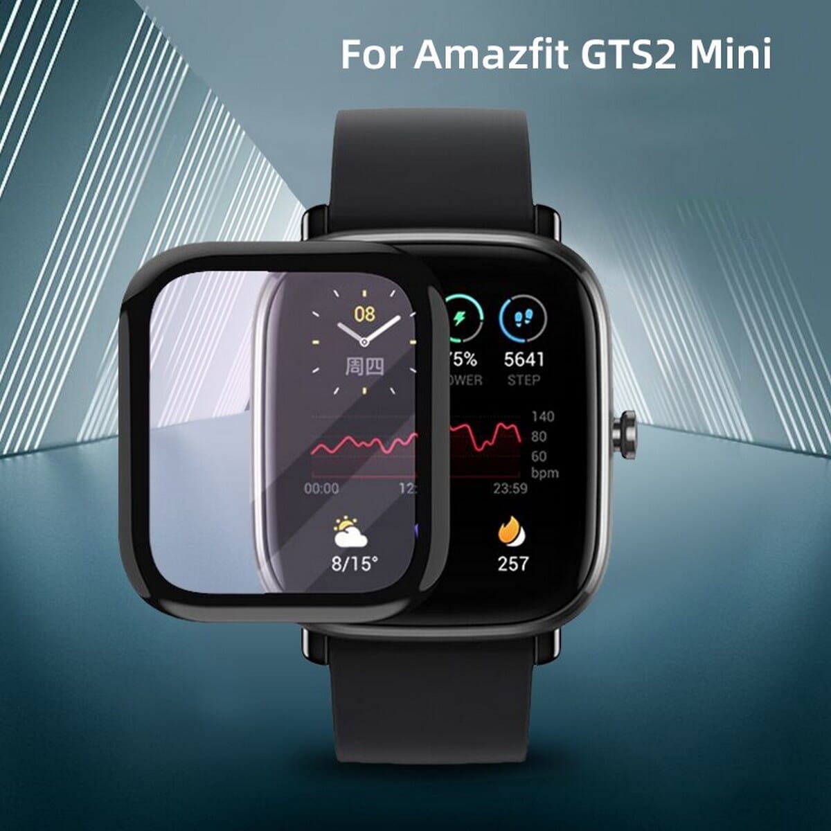 Ceramic Full Glue Flexible Screen Protector For Amazfit GTS 2 Mini