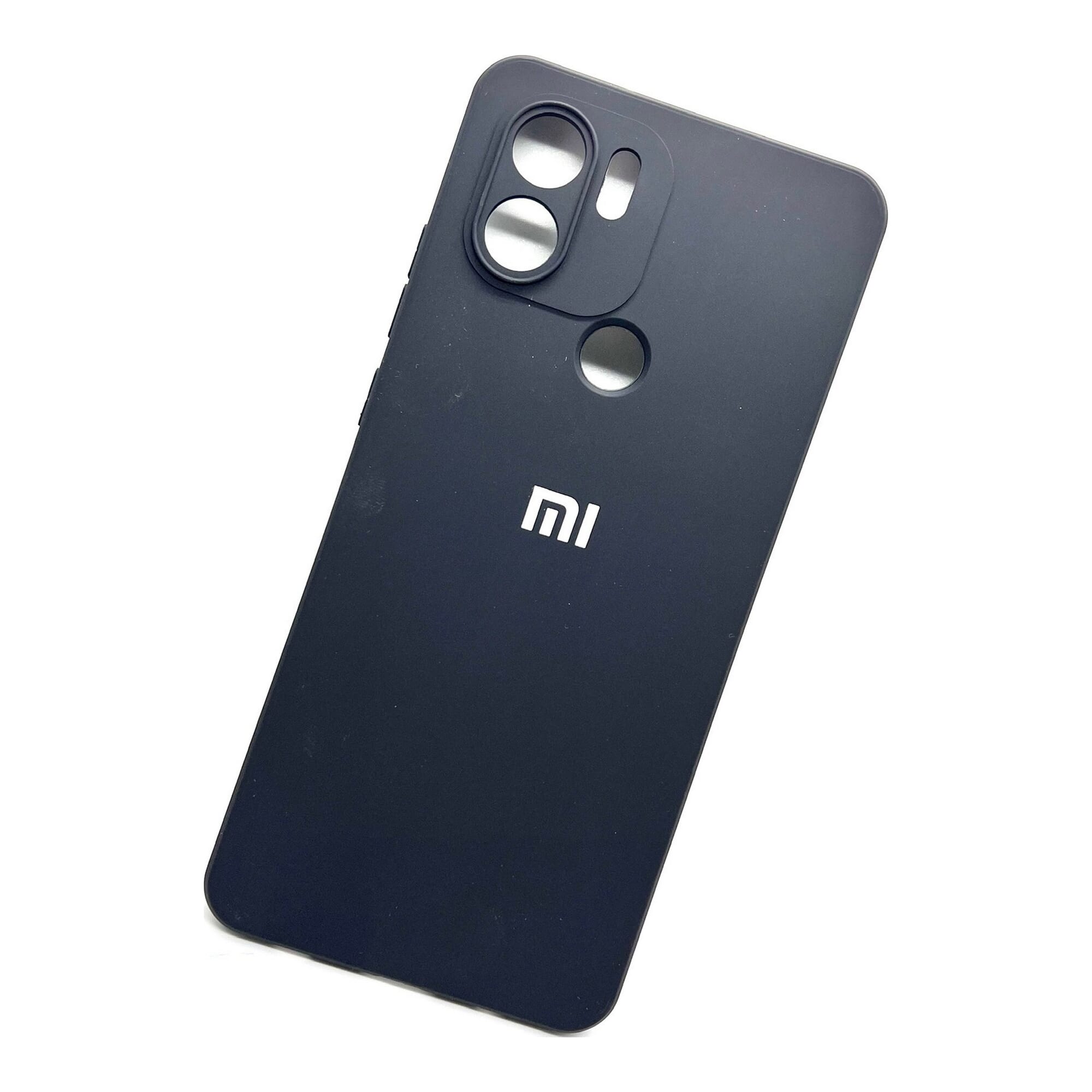 Soft Silicon Case With Fur Inside  For Redmi A1 Plus