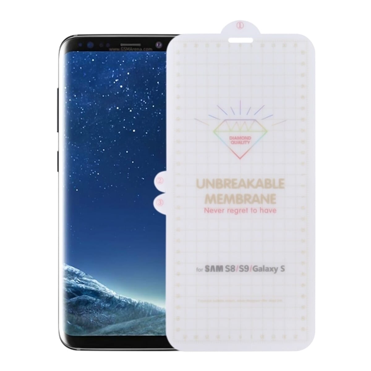 Samsung Galaxy S8 Unbreakable Hydrogel Membrane Screen Protector - AIS Lava