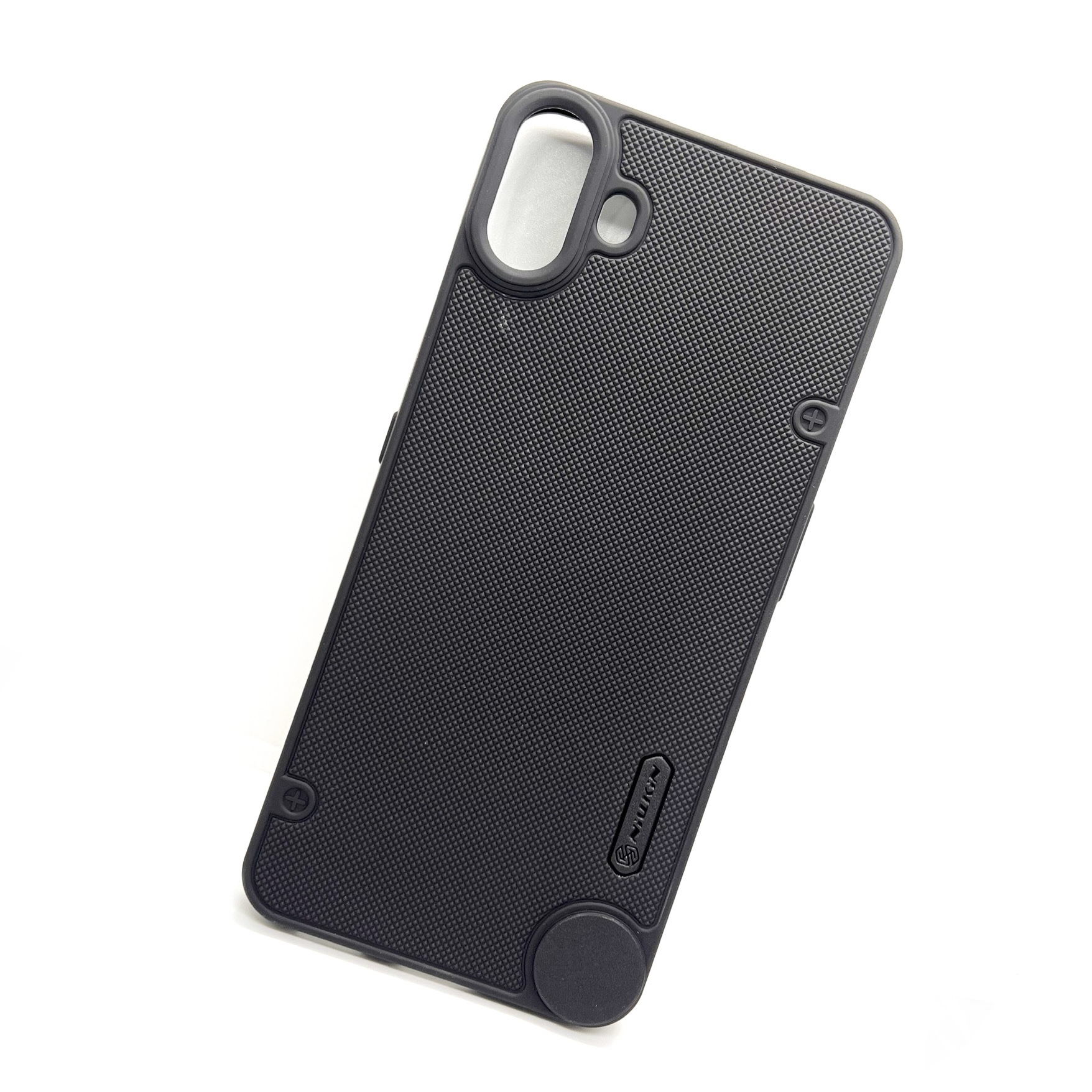 Niukin Soft Silicon Pattern case For CMF Phone 1 - Black
