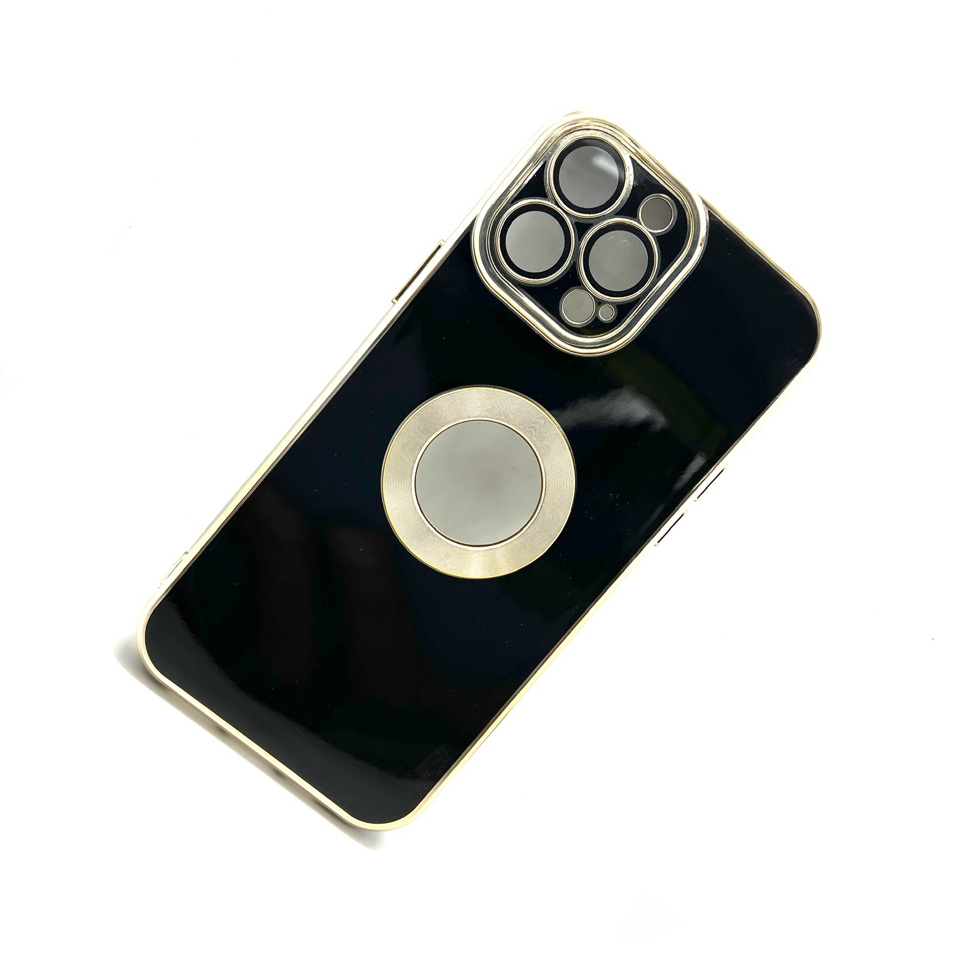 Iphone 14 Pro Max Golden Ceramic Plated Soft Case