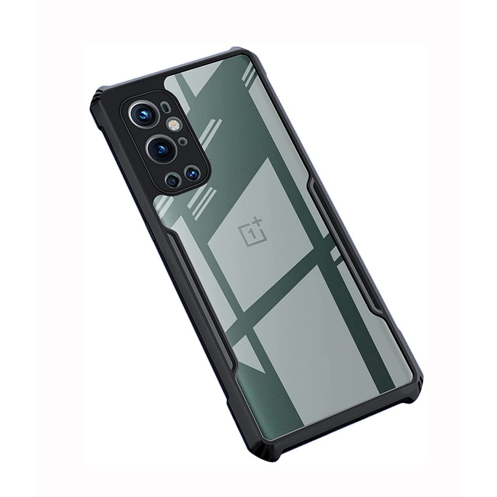 Ipaky Case With Back Transparent And Soft Edge For Oneplus 9 Pro