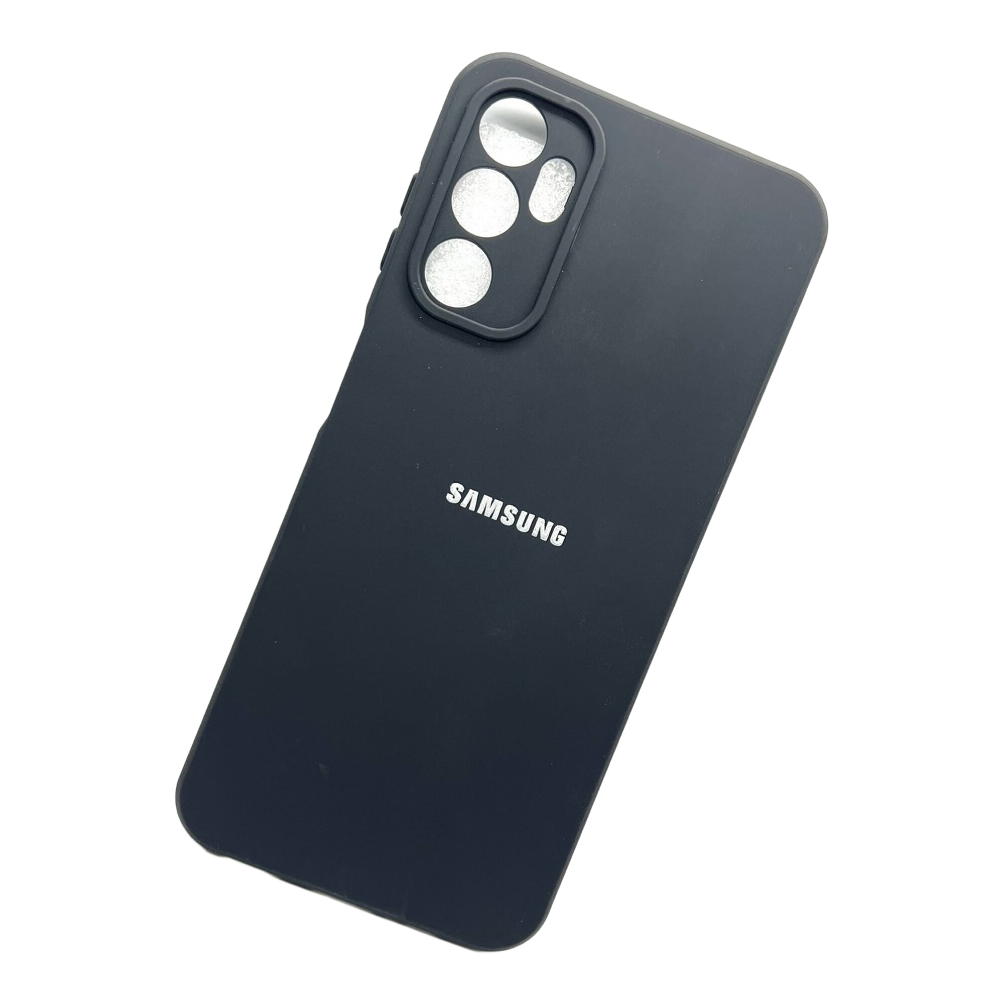 Soft Silicon Case With Fur Inside For Samsung Galaxy A14 (5g) - Black
