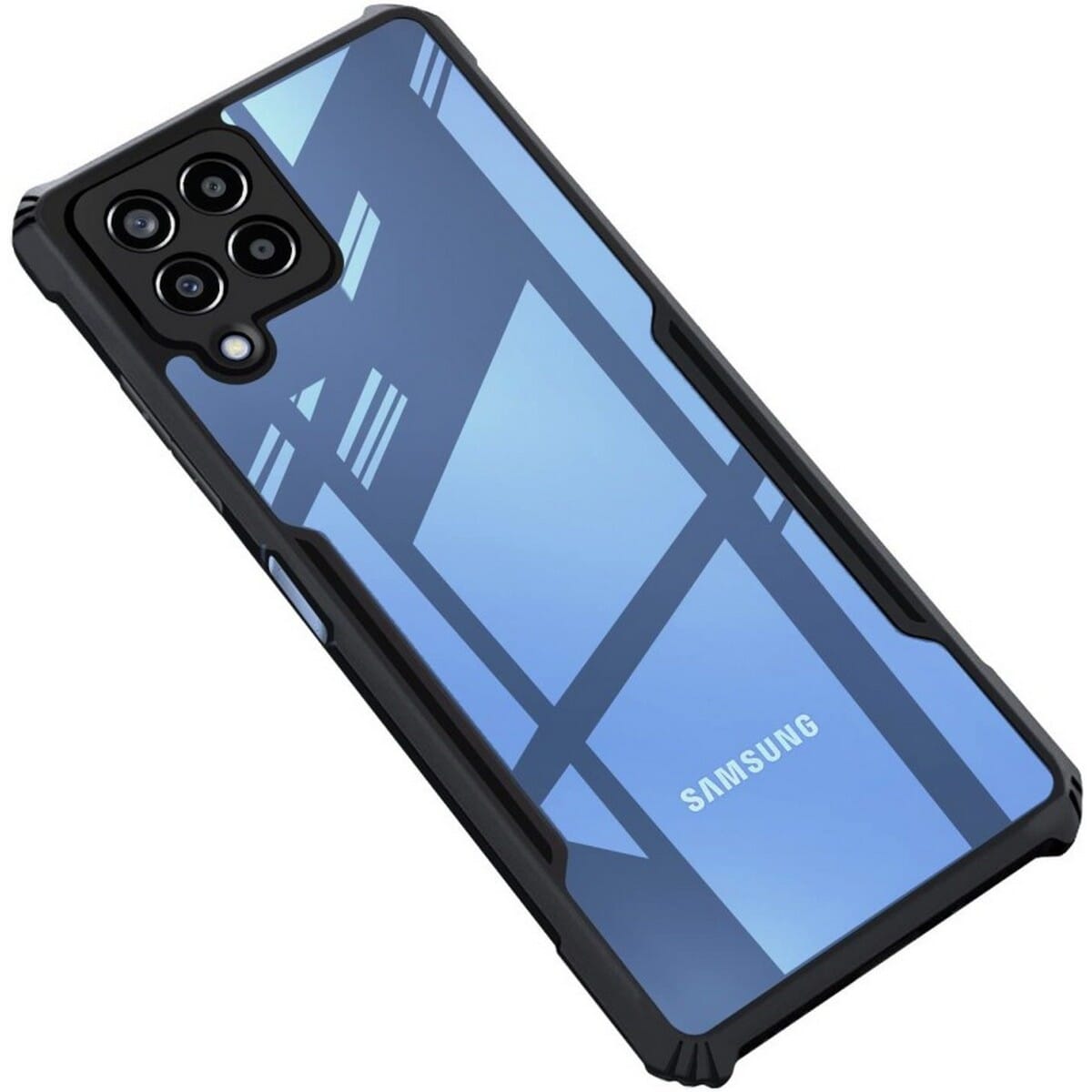 Ipaky Case With Back Transparent And Soft Edge For Samsung galaxy A22 (4g)