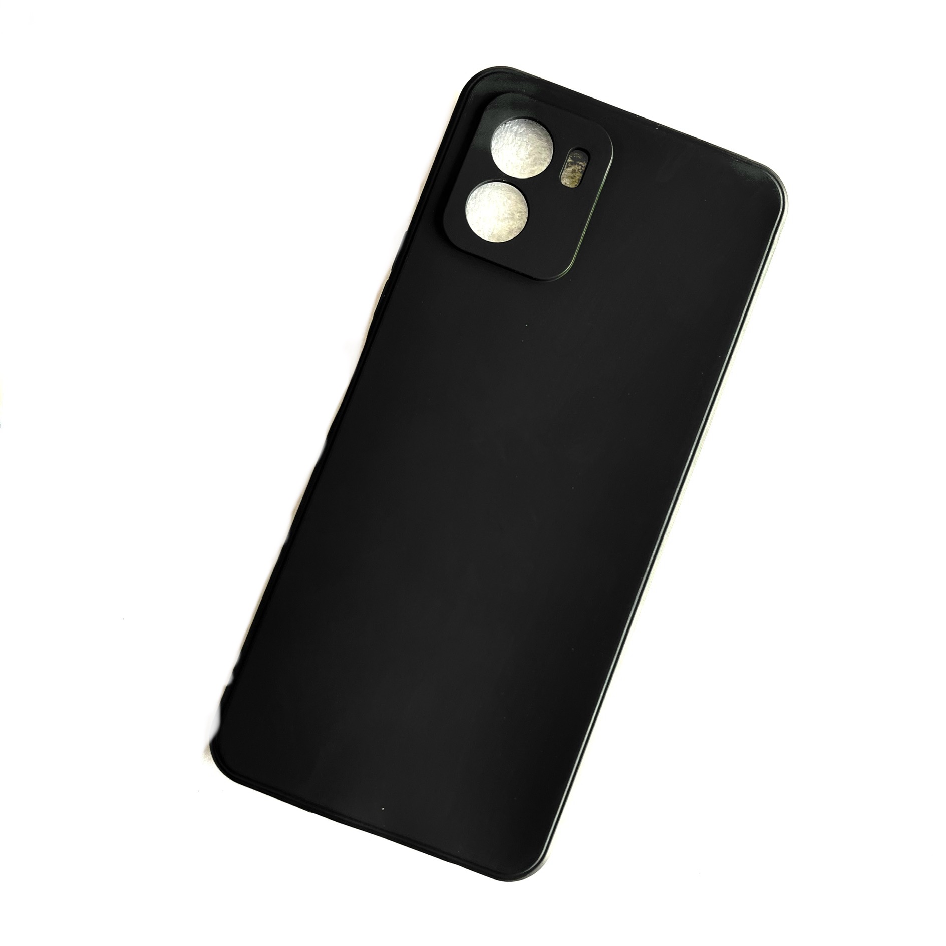 Vivo Y01 Soft Silicon Case With Fur Inside - Black