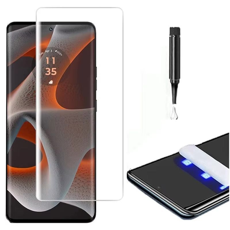 Moto Edge 50 Ultra UV Curved Glass Full Glue Protector Light