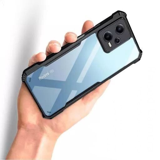 Ipaky Case With Back Transparent And Soft Edge For Redmi Note 12 (5g)